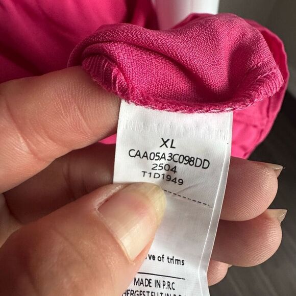 Pink Mini Sleeveless Ruffle Sundress Size XL - Picture 7 of 7